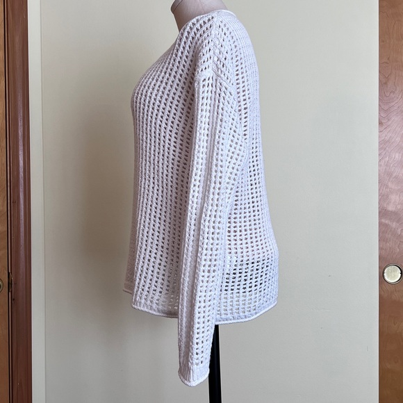 Madewell Open-Stitch V-Neck Pullover Sweater Size XS - Picture 7 of 11